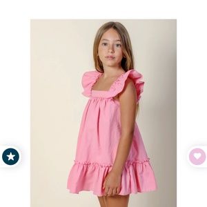 Nueces pink bow dress size 8